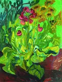 Bruno Krauskopf, Blumen im Garten
