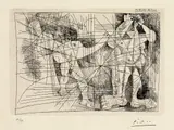 Pablo Picasso, Couple, 1968, Etching