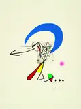 Joan Miró, Le vitrier lunaire, 1973, Aquatint