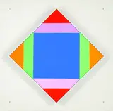 Max Bill, Ohne Titel (Strahlung), 1972, Oil on canvas