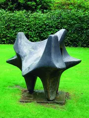 Seff Weidl, Säulenplastik, 1968, Bronze