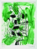 Georg Baselitz, Ohne Titel, 1992, Aquatint printed in colours
