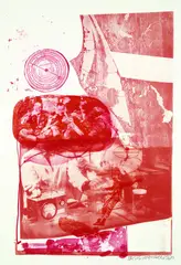 Ape by Robert Rauschenberg, 1970, Lithograph printed in colours, sold Sep 2002