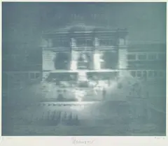 Bahnhof by Gerhard Richter, 1967, Offset, sold Sep 2002