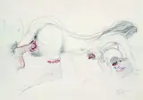 Otto Dix, Erotisches Motiv, Pencil