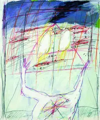Kopf by Karl Bohrmann, 1975, Pencil, sold Sep 2002