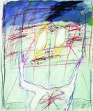 Karl Bohrmann, Kopf, 1975, Pencil
