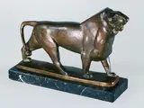 Philipp Harth, Schreitender Löwe, 1963, Bronze