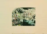 Sigmar Polke, Häuserfront (Wer hier nichts erkennen kann, muß selber pendeln), 1973, Offset lithograph
