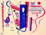 Für: XXe. Siècle by Wassily Kandinsky, 1939, Woodcut, sold Sep 2002