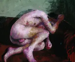 Ulf Petermann, Männlicher Akt, 1985, Pastel
