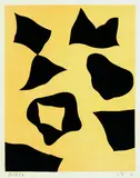 Jean Arp, Es schneit nach oben, 1958, Woodcut