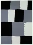 Günther Förg, 4 Bll. Kompositionen, 1993, Silkscreen printed in colours