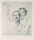 Lovis Corinth, Selbstbildnis mit Gattin