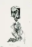 Gerhard Altenbourg, Madonna dunkel, 1950, Lithograph