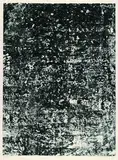 Jean Dubuffet, Mur écaillé, 1959, Lithograph