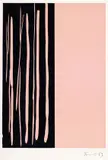 3 Bll. Linienkompositionen by Günther Förg, 1989, Linocut, sold Sep 2002
