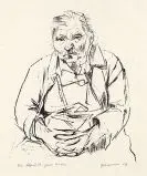 Wilhelm Grimm, 2 Bll.: Meine Mutter. Mutter, 1957, Lithograph