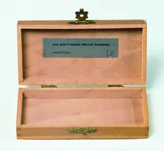 Robert Filliou, Optimistic Box No. 3: so much better if you can't play chess, 1968, Object
