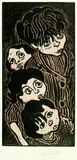 Otto Pankok, Lauschende Kinder