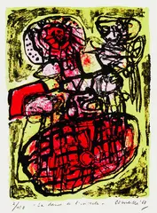 d.i. C. G. van Beverloo Corneille, La danse de l'insecte, 1963, Lithograph printed in colours