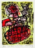 d.i. C. G. van Beverloo Corneille, La danse de l'insecte, 1963, Lithograph printed in colours