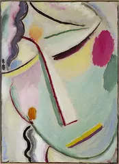 Alexej von Jawlensky, Heilandsgesicht, 1922, Oil