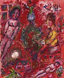 Marc Chagall, Joie, 1982, Oil