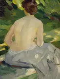 Leo Putz, Sonniger Rückenakt