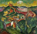Josef Eberz, Abend am Rocca