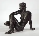 Kleine Schauende by Fritz Klimsch, 1936, Bronze, sold May 2002