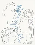 Pablo Picasso, Art et Solidarité, 1960, Photolithograph
