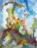"eine Migof-Landschaft" by Bernard Schultze, 1994, Oil on canvas, sold May 2002