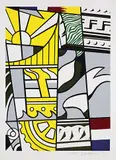 Roy Lichtenstein, Bicentennial Print, 1975, Silkscreen printed in colours