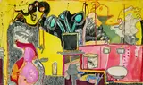 Gerhard Altenbourg, Kindliches Interieur