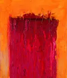 Michael Feicht, Farbenwunde, Oil on canvas