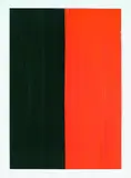 2 Pendants: Farbfelder by Günther Förg, 1990, Gouache, sold May 2002