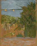 Édouard Vuillard, L'Estuaire de la Seine, 1903-1904, Tempera and glue on wove paper, mounted on canvas