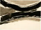 Sam Francis, Black and Grey, 1950, Watercolour in ink on paper