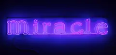 Sylvie Fleury, Miracle, 2001, Neon (red)