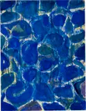 Sam Francis, Blue, 1954, Watercolour on watercolour paper