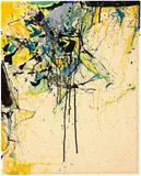 Sam Francis, Composition, 1955, Watercolour and tempera on firm, cream-coloured wove paper