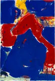 Sam Francis, Mainly Blue, 1959, Watercolour on wove paper