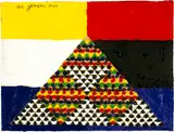 Alfred Jensen, Untitled (Pyramide)