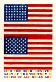 Jasper Johns, Two Flags (Whitney Anniversary)