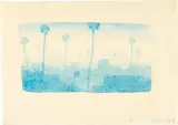 Markus Raetz, Ohne Titel, 1978, Watercolour on wove paper