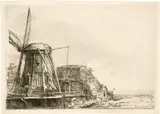 Rembrandt Harmensz van Rijn, Die Windmühle - The Windmill