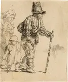 Rembrandt Harmensz van Rijn, Der Bauer mit Weib und Kind - Peasant Family on the Tramp
