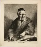 Jan [Johannes] Lutma d.J., Joannes Lutma Aurifex, 1656, Etching and counter on laid paper