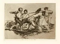 Francisco De Goya, Los Desastres de la Guerra, 1808-1823, 1st edition of 1863, revised 1862-1863 in the "Calcografía" in Madrid